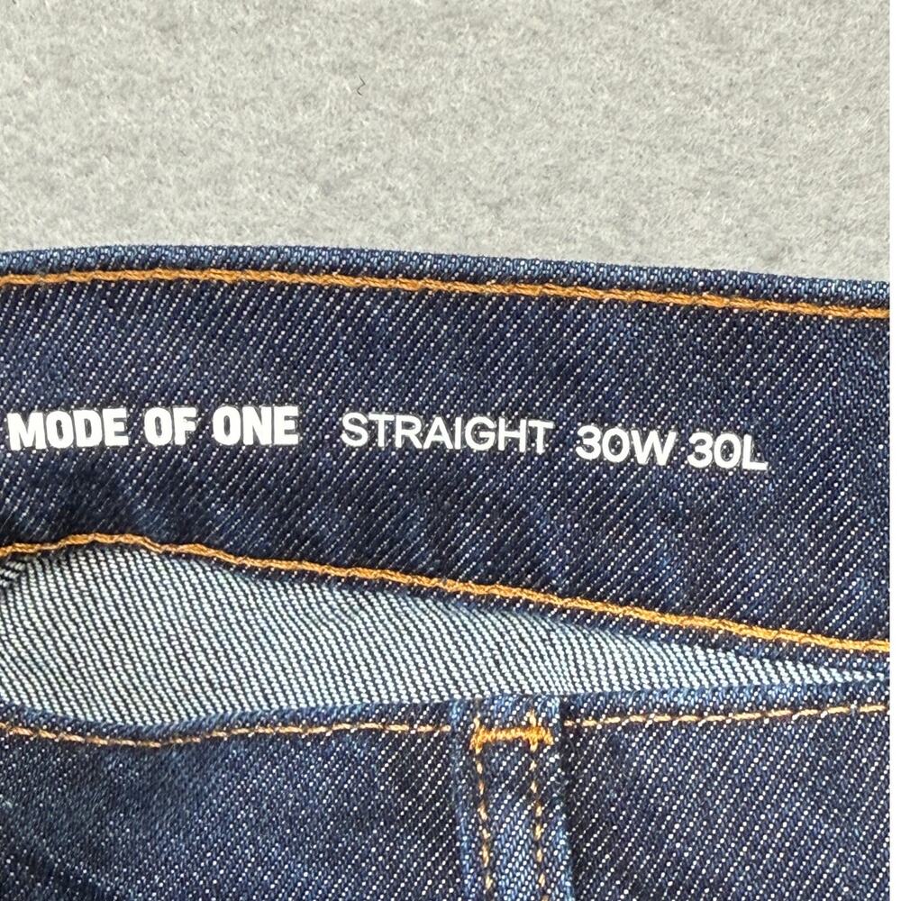 Mode of One Men's Straight-Fit Jeans, Roosevelt blue 30x30 $70 - Picture 9 of 12